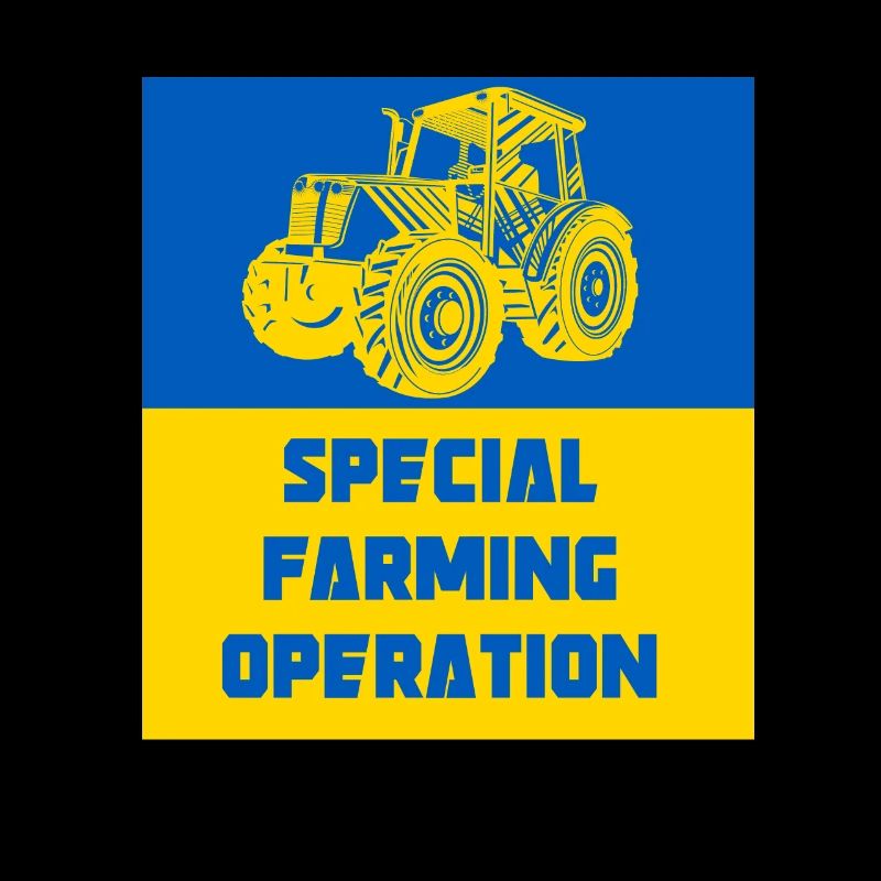 Bauerntraktor Ukraine / Panzer Ukraine / Ukraine