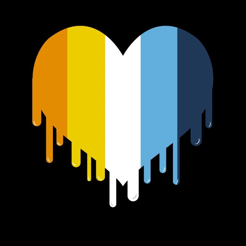 Dripping Heart Aroace Pride