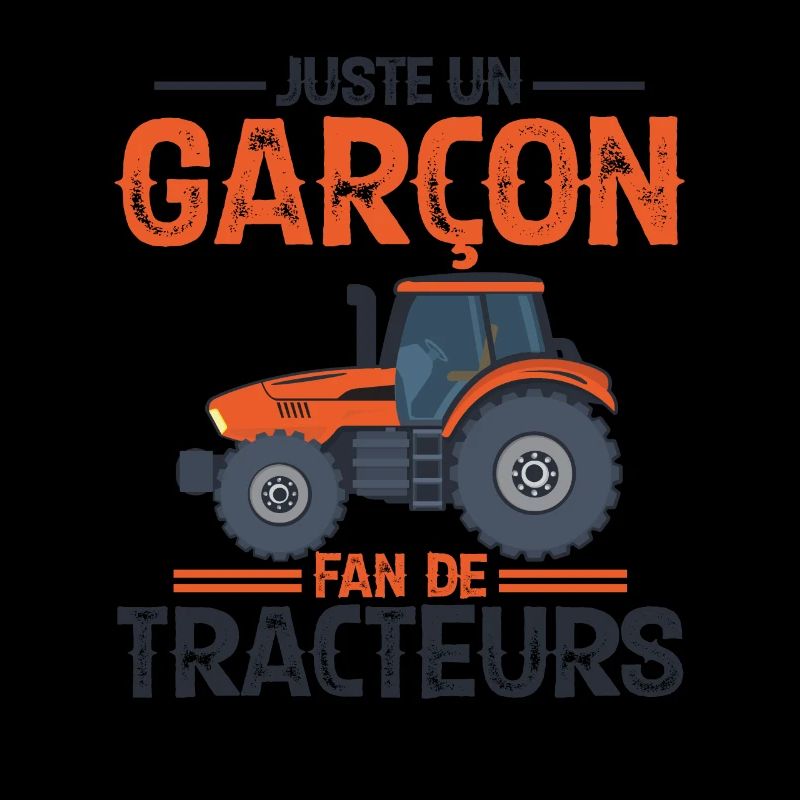 Juste Un Garçon Fan De Tracteurs