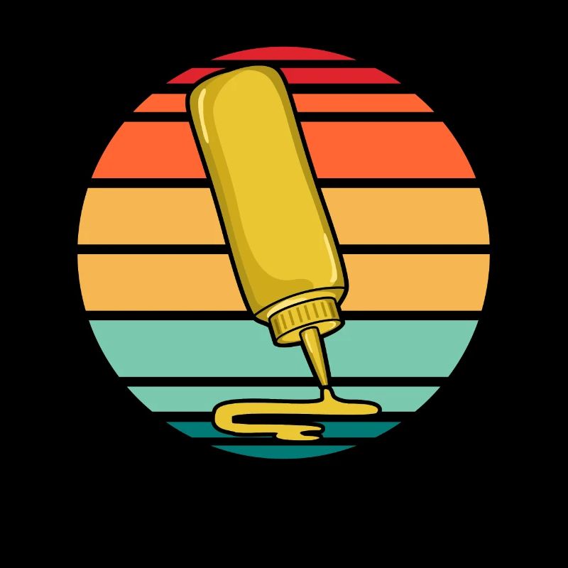 Eat mustard sauce squeeze gift