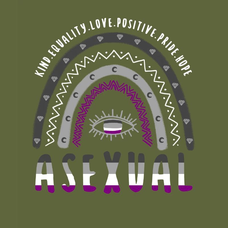 Boho Rainbow Asexual