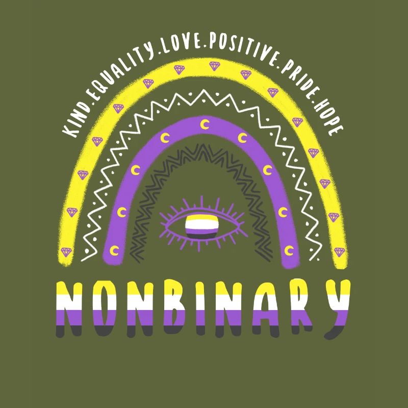 Boho Rainbow Nonbinary