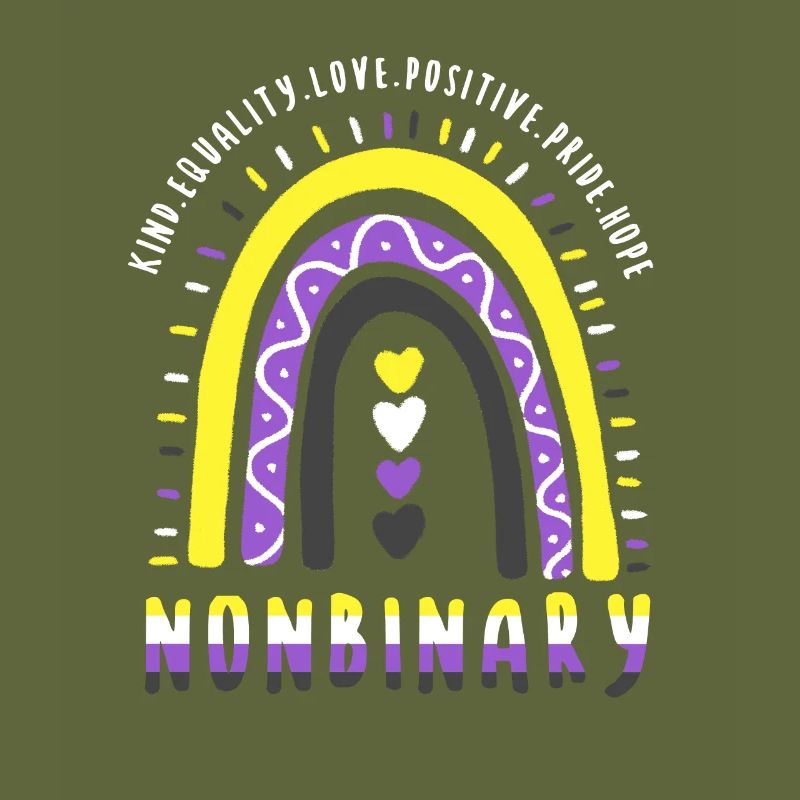 Nonbinary Boho Rainbow