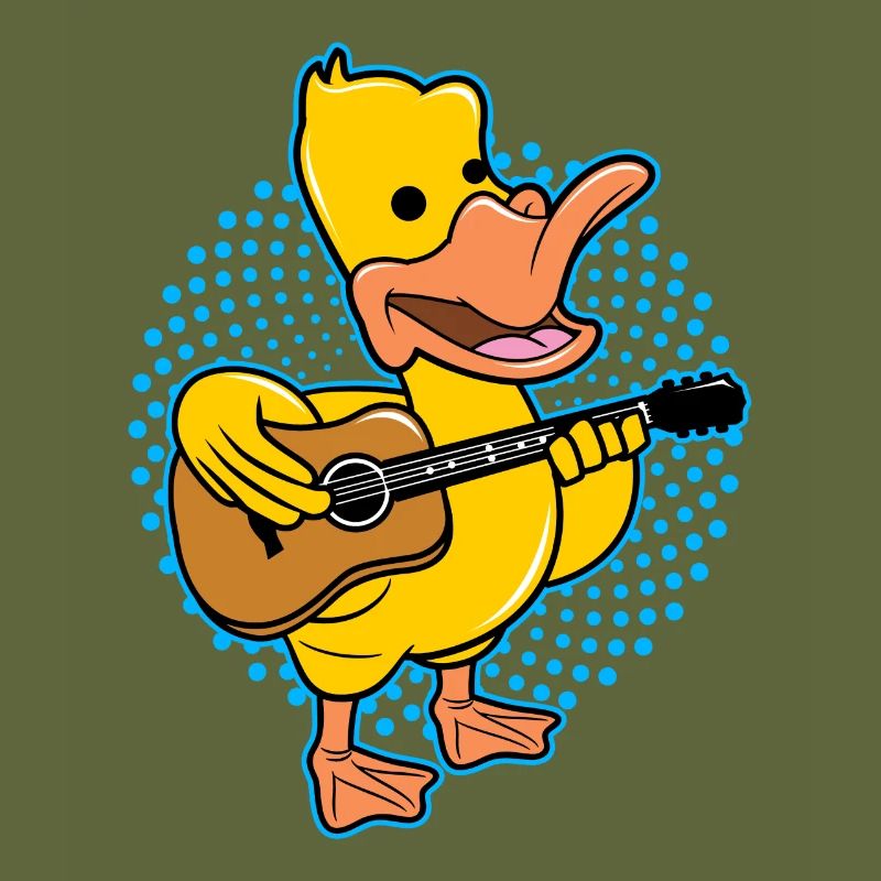 Duck Playing Guitar