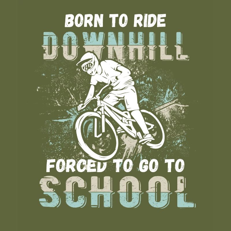 Vers la descente Né à l’école VTT forcé