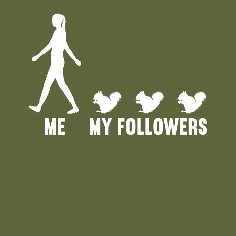 Moi et mes disciples femmes écureuils