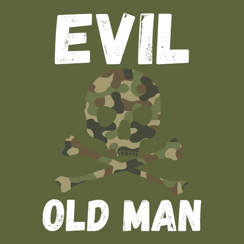 Evil old man The Evil Old Man Skull