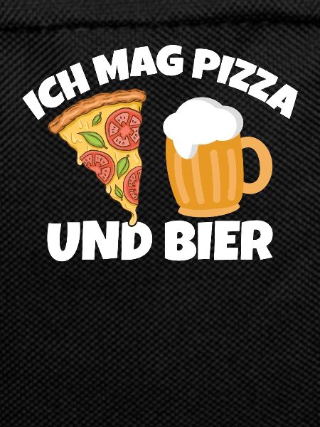 Ich mag Pizza und Bier