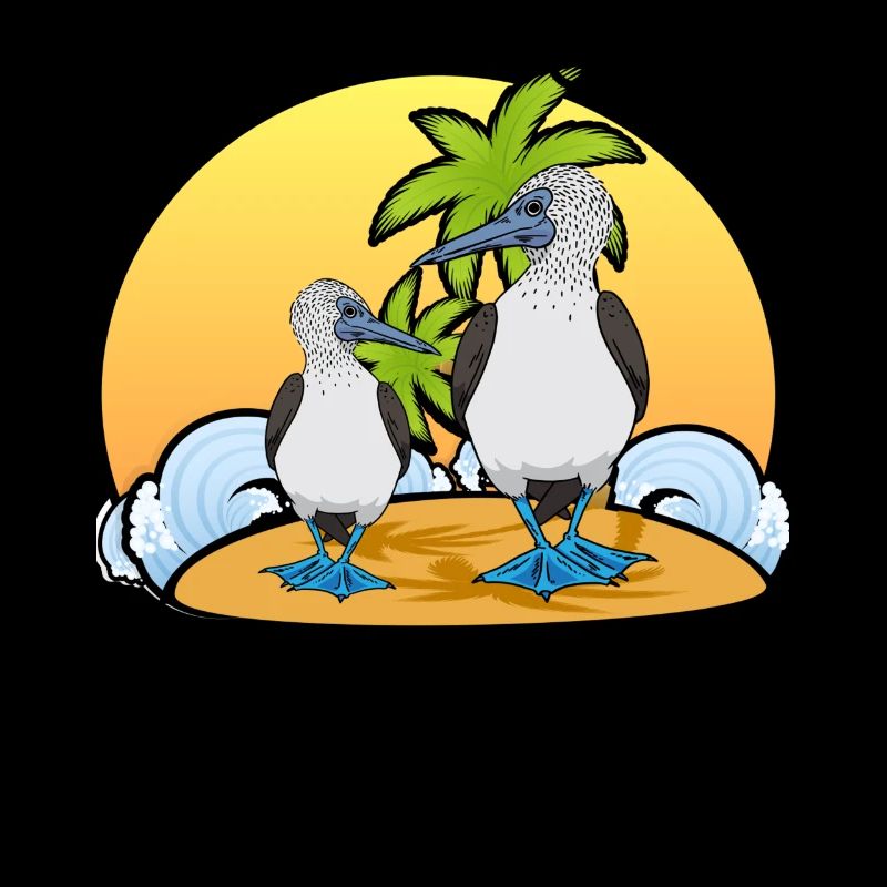 Seevögel Boobies