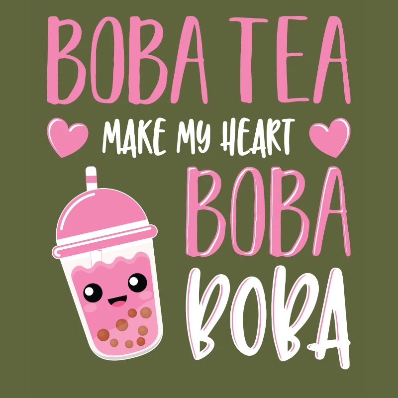 Powered By Tea Bubble Milk Tea Lovers Geschenkidee