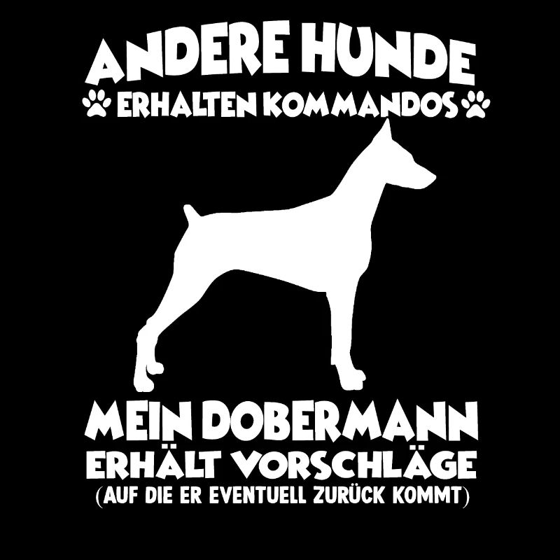 Witziges Obedience Dobermann Hundetraining Hunde