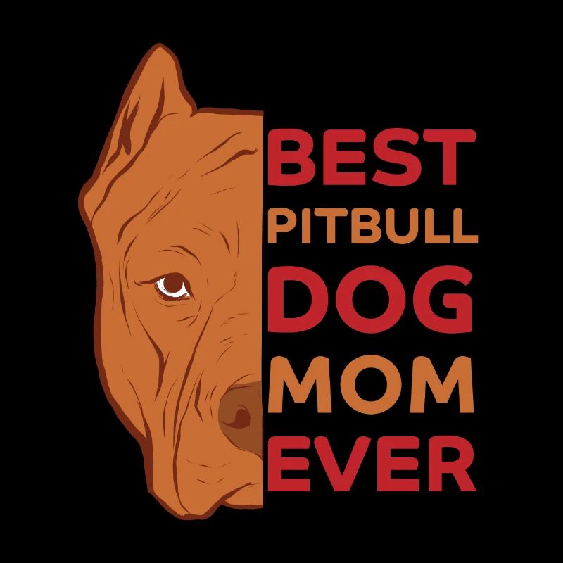 Pitbull Spruch Mama Hunde Mutter Pitbull Geschenk