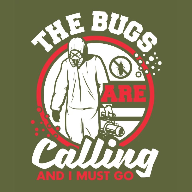 Pest Control Technician Exterminator The Bugs Are