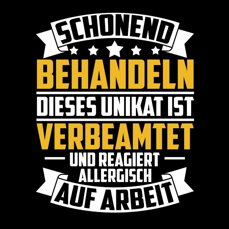 Beamter Schonend behandeln reagiert allergisch auf