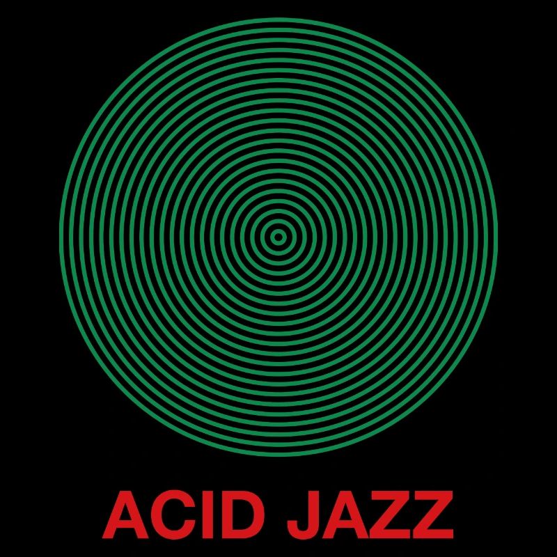 Acid Jazz Music Abstract