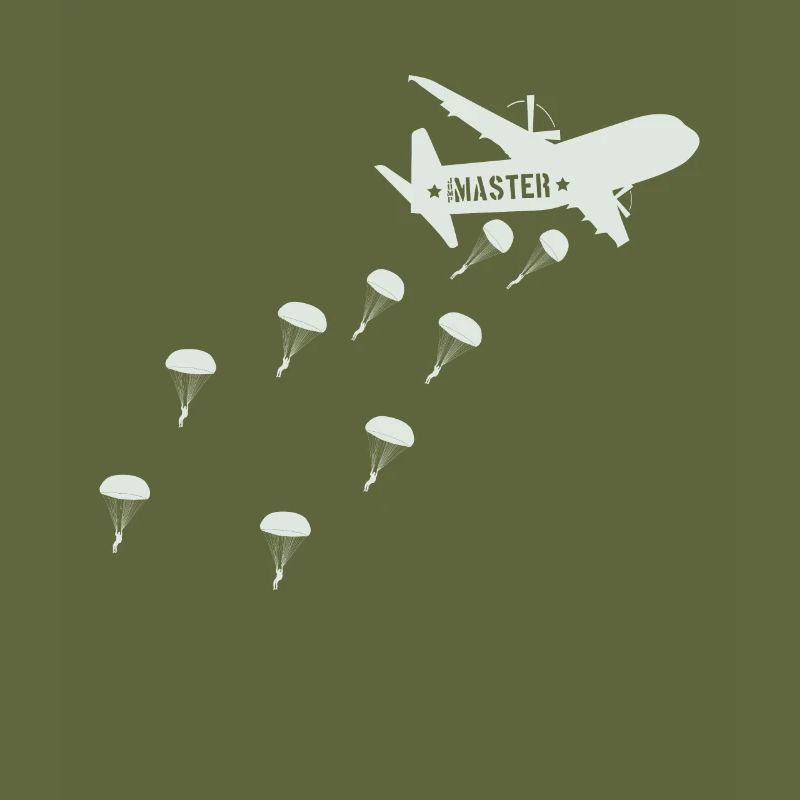 Fallschirmjäger Jumpmaster Flugzeug Absprung