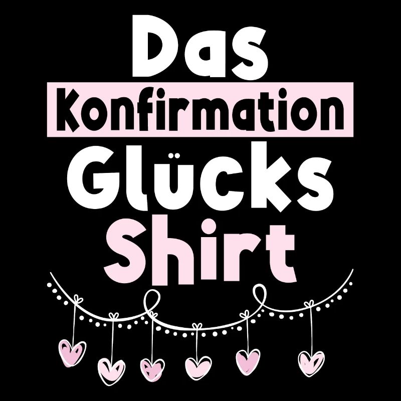 Das Konfirmation Glücks