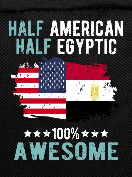 Half American, half Egyptian