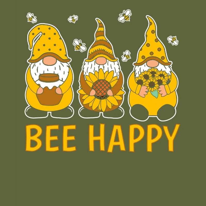 Abeille heureuse