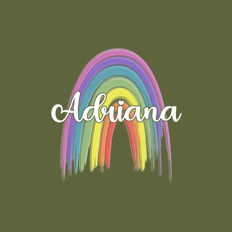 ADRIANA Rainbow Cursive