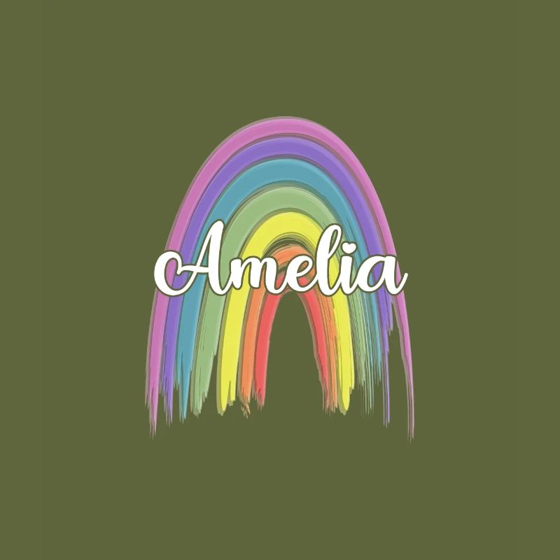 AMELIA Rainbow Cursive