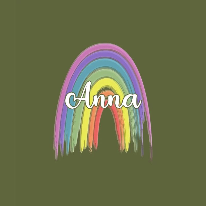 ANNA Rainbow Cursive