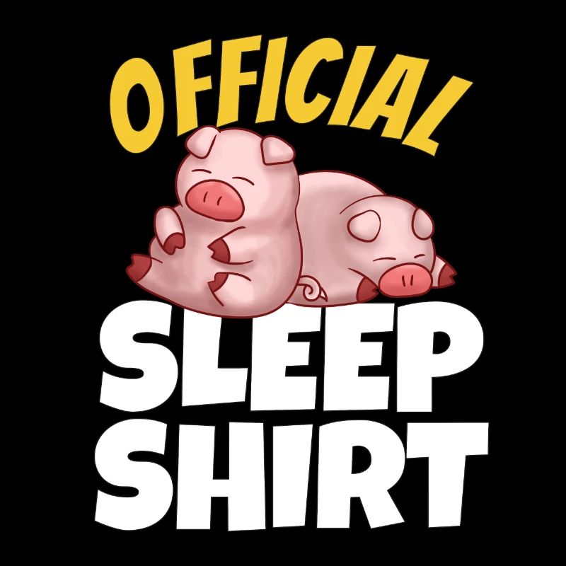Cadeaux mignons de cochon endormi