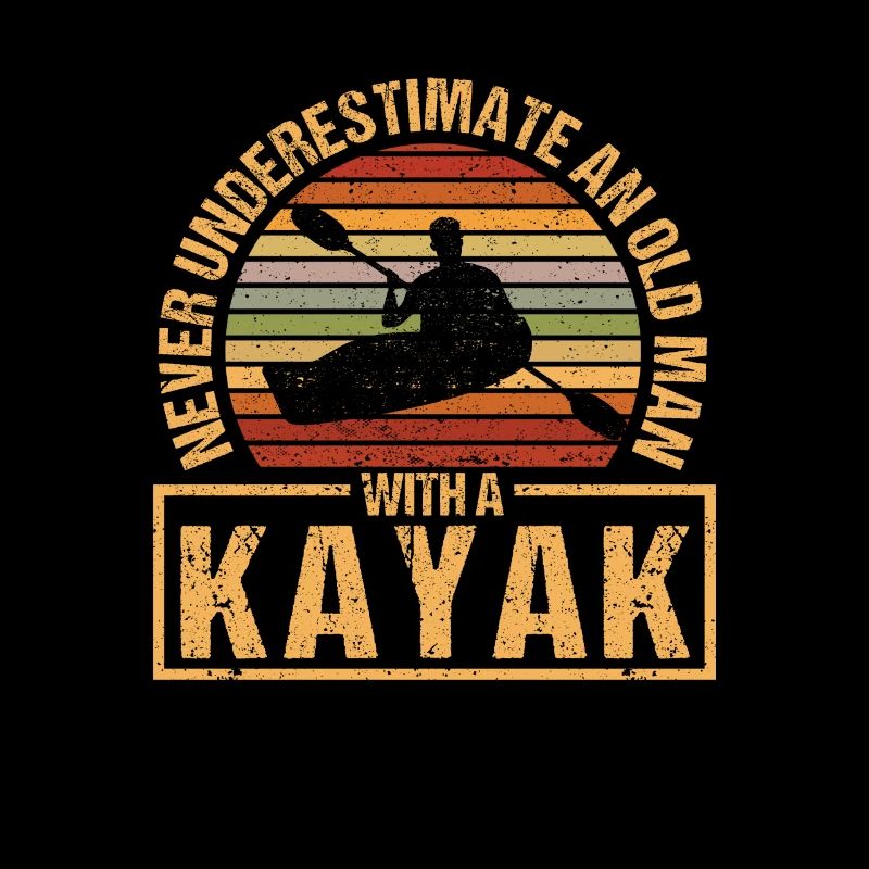 Funny kayaker Never underestimate one