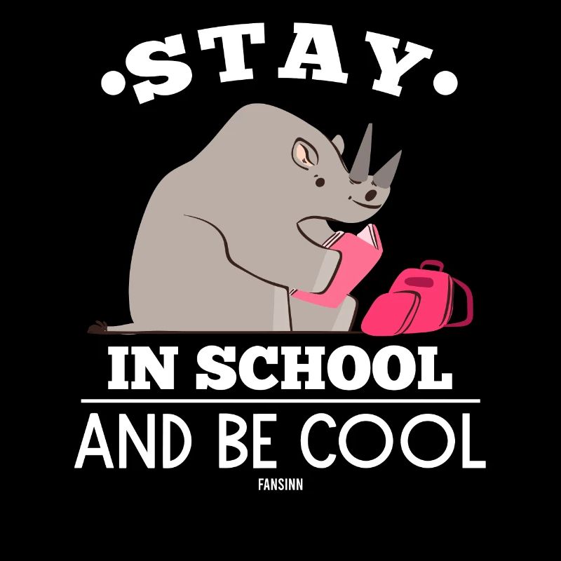 Apprendre l’école Rhino Streber