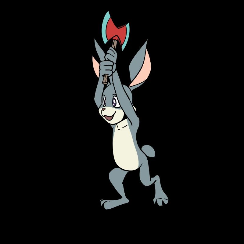 Lapin lanceur de hache - Lancer de hache