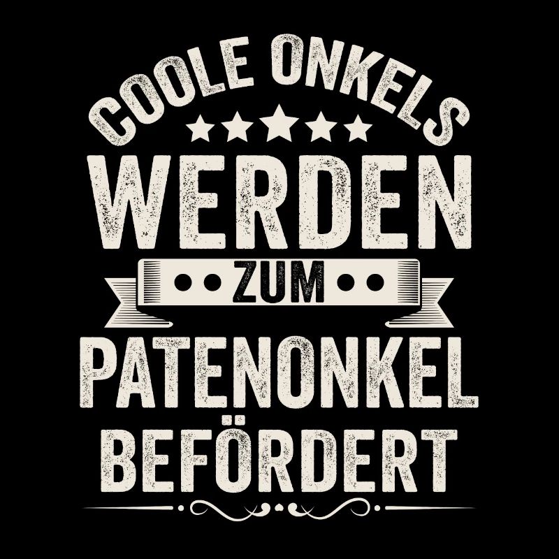 Coole Onkels werden Patenonkel Taufpate