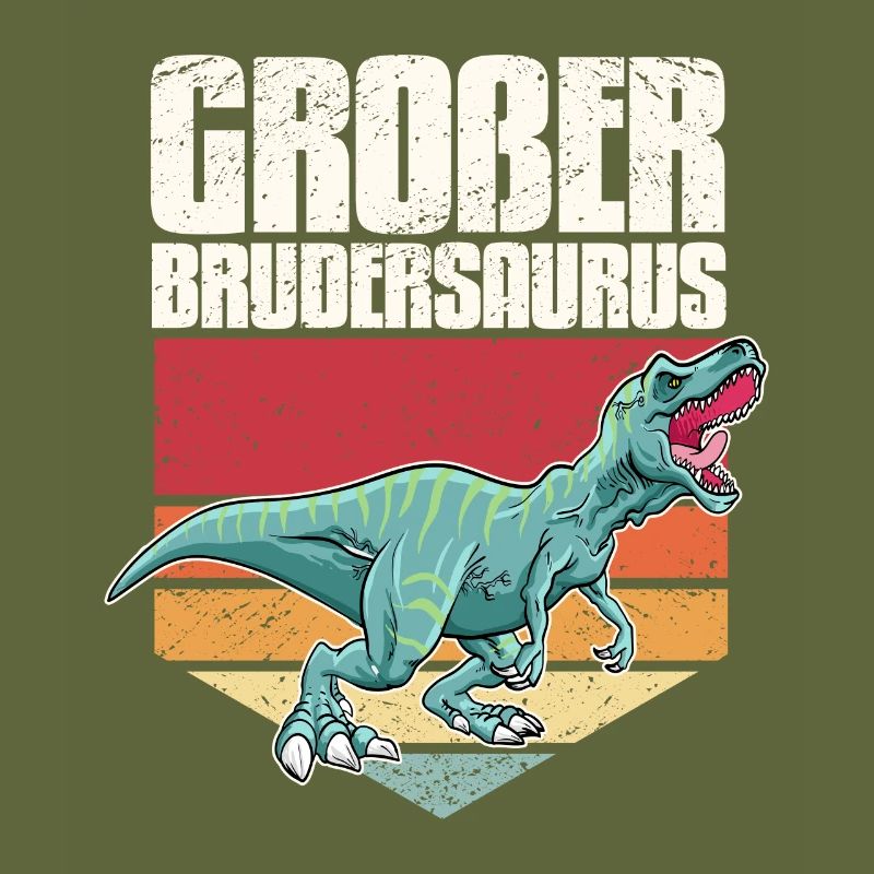Großer Bruder Geschenk Brudersaurus T-Rex Dino
