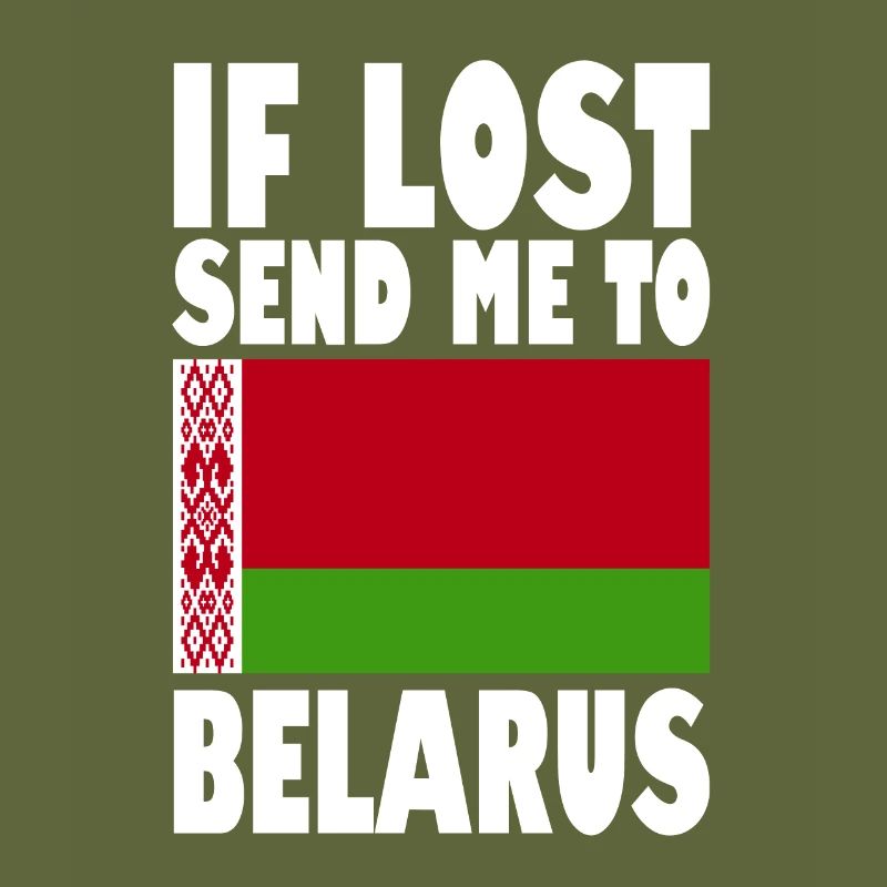 Slogan du drapeau de la Biélorussie