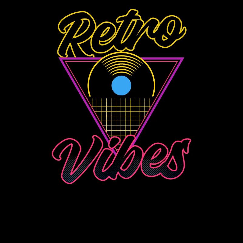 EDM Rave Techno 80er Jahre Retro Vibes
