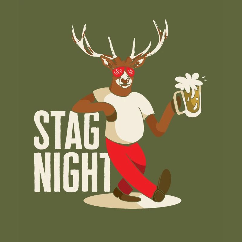 Bachelor Stag Night Drinking Celebration
