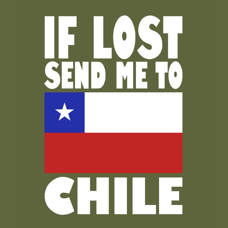 Chile Flagge Spruch