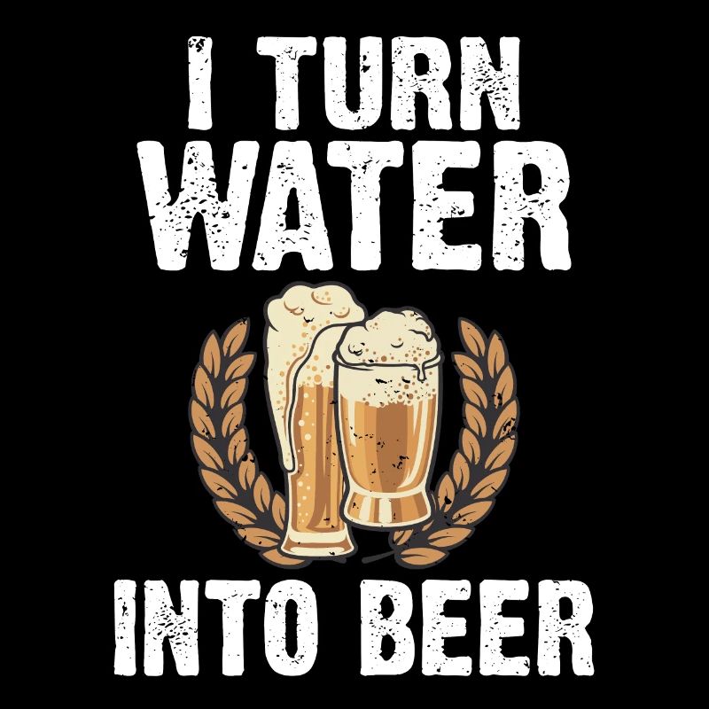 Je transforme l’eau en bière Brassage de bière passionné
