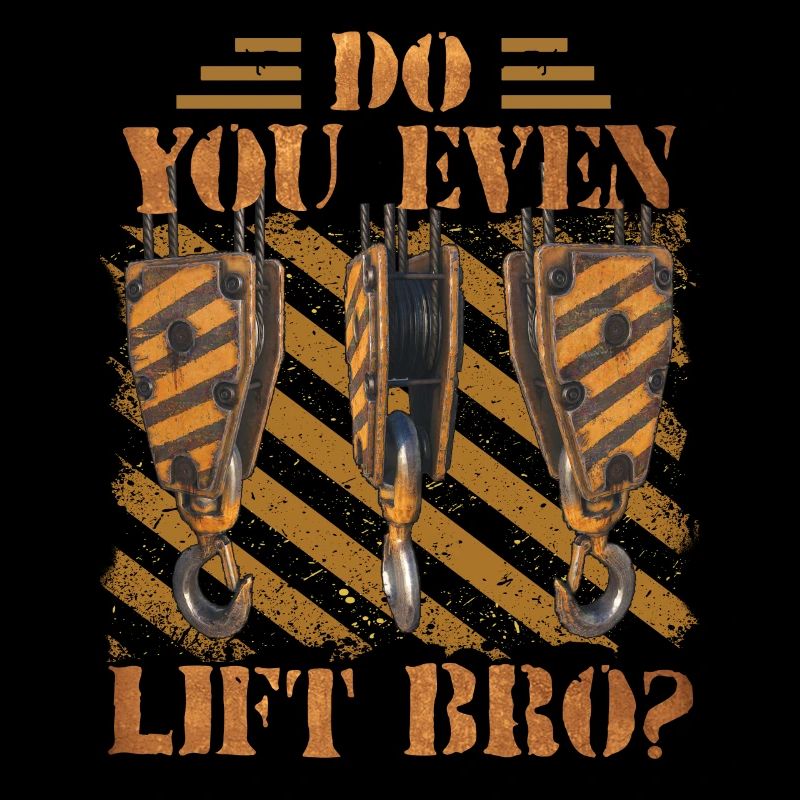 Funny Crane Operator Art