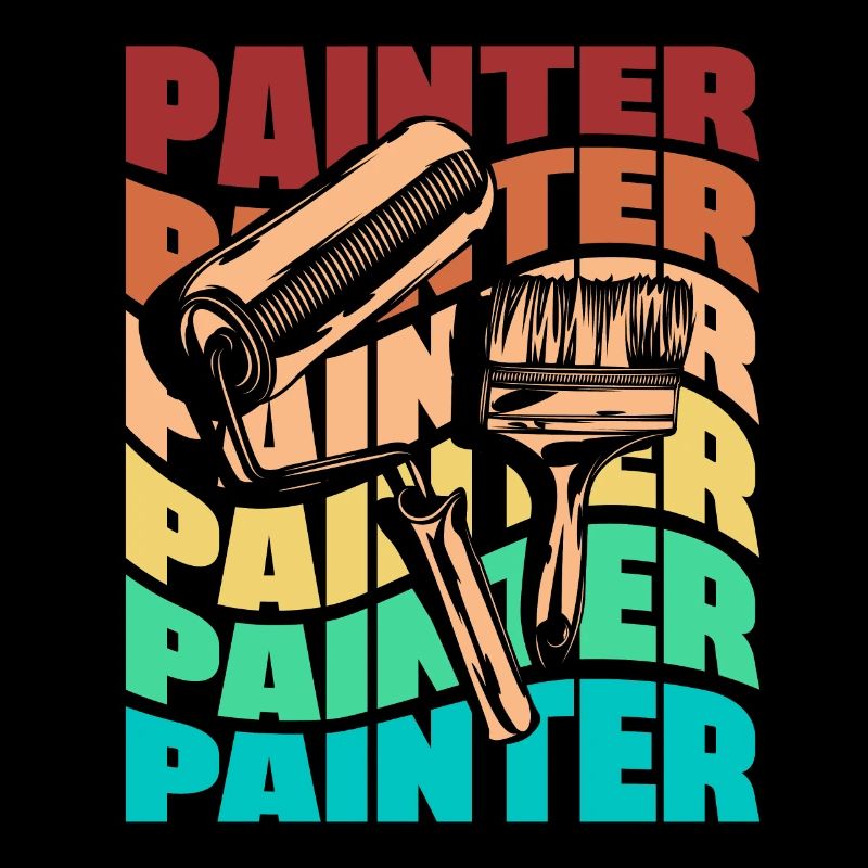 Painter Painting Silhouette