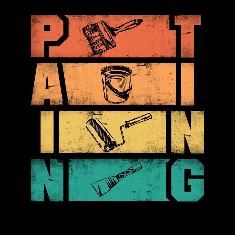 Painter Painting Silhouettes