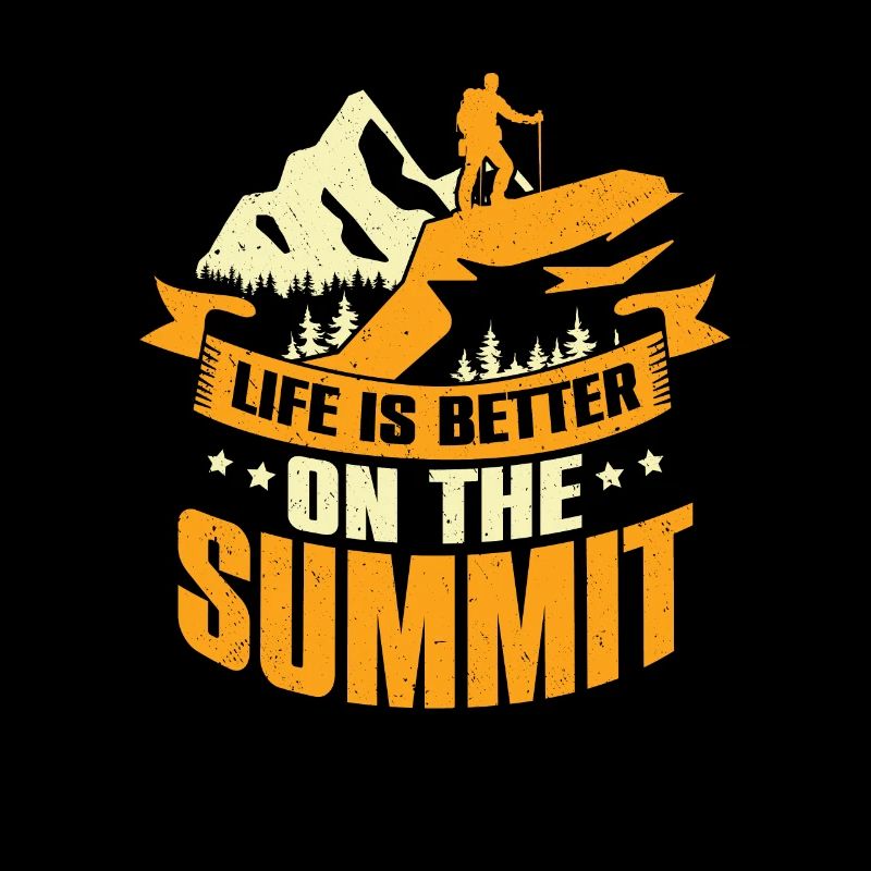 Summit Mountain Ascent Mountaineer Gift