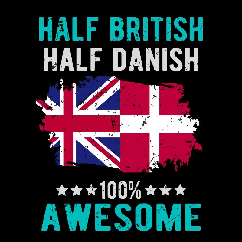 Moitié britannique moitié danois