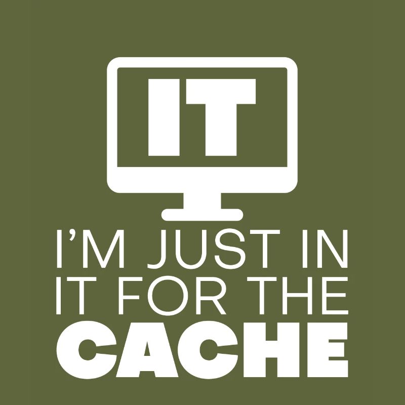 Je suis juste dedans pour le cache