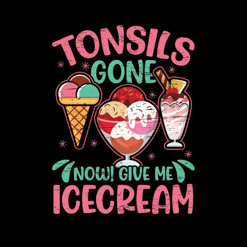 Icecream Tonsil Survivor Tonsillektomie