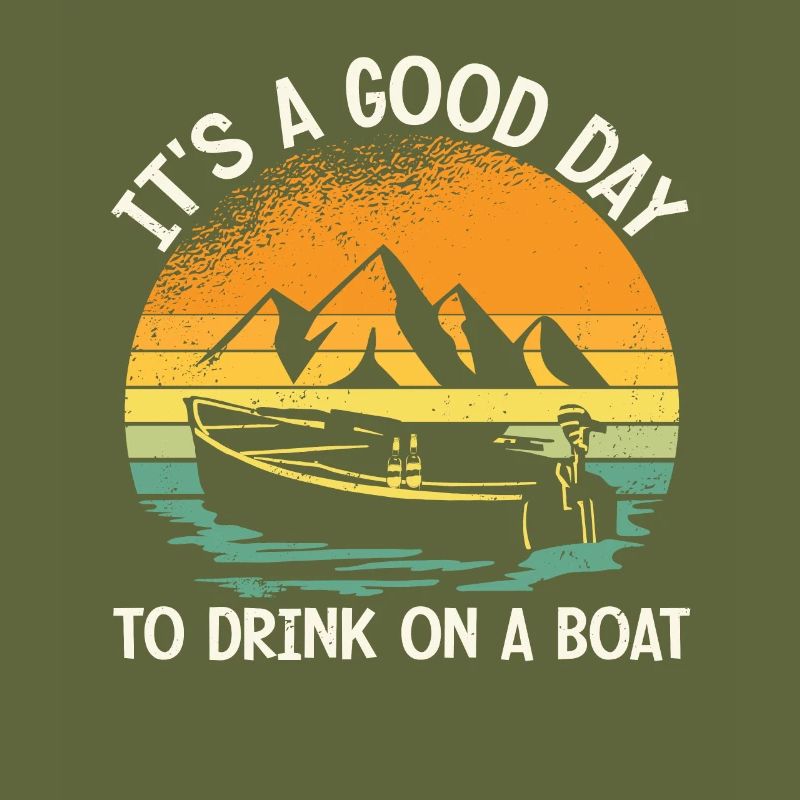 Es ist ein guter Tag, um auf einem Boot zu