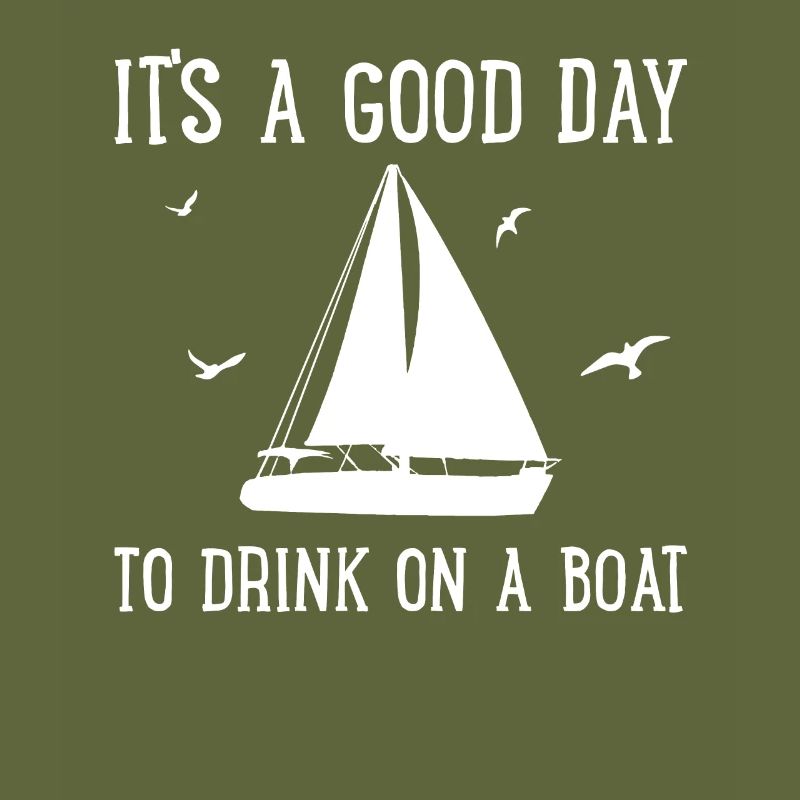 Es ist ein guter Tag, um auf einem Boot zu
