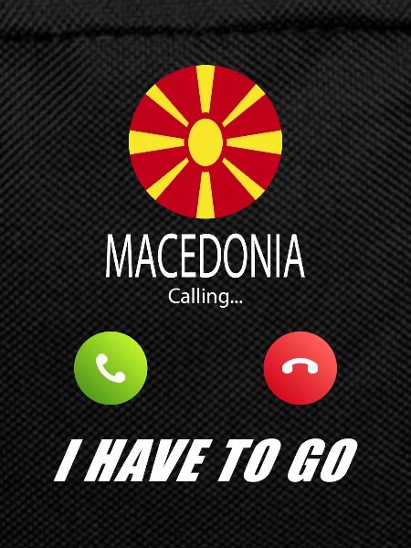 Macedonia calls lusiger flags slogan
