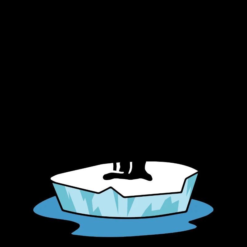 Gefährdete Pinguine