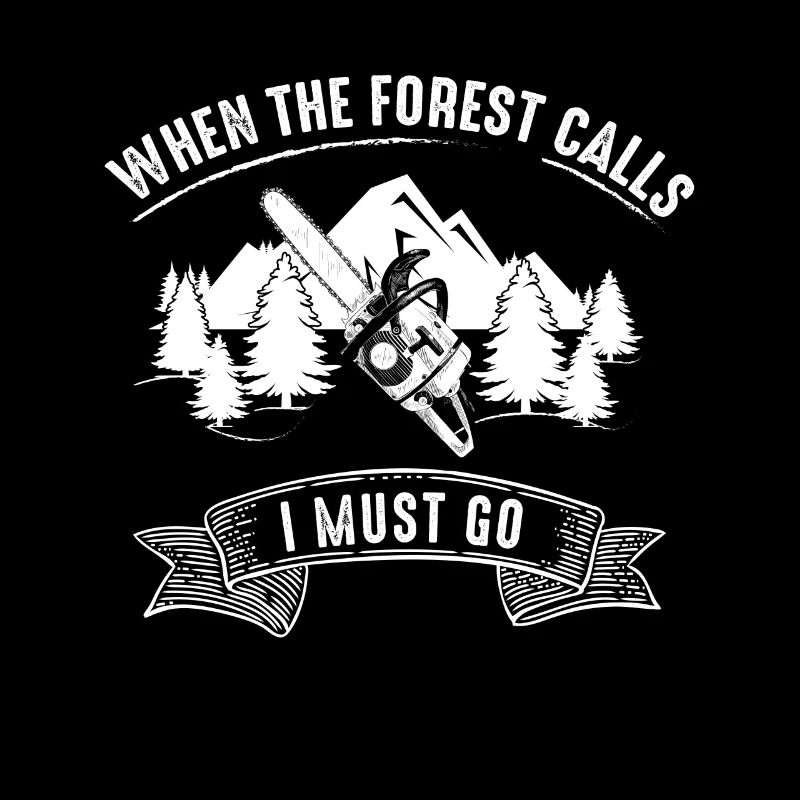 Forester Forester Forest appelle les arbres Dialecte