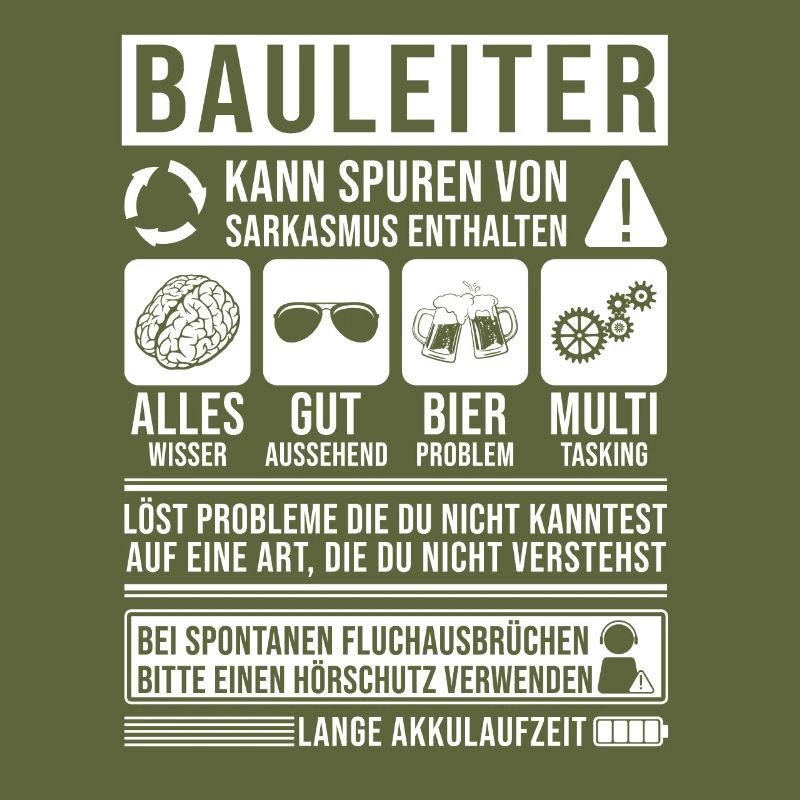 Bauleiter Spruch lustig